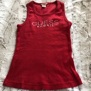 Guess Jean Diamond Like Guess Hawaii Tank